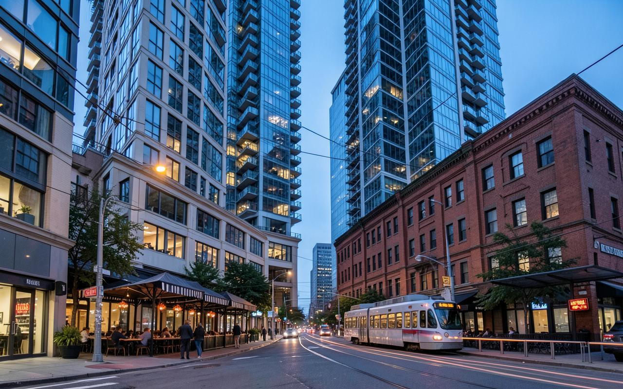 Street view of King West