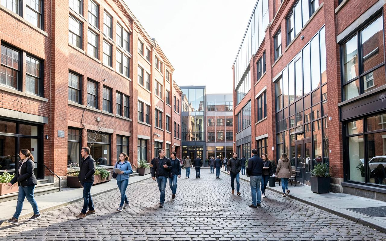 Street view of Liberty Village